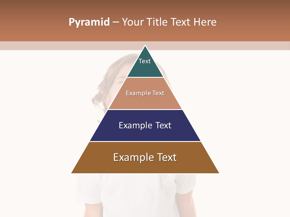 Sweet Caucasian Shout PowerPoint Template