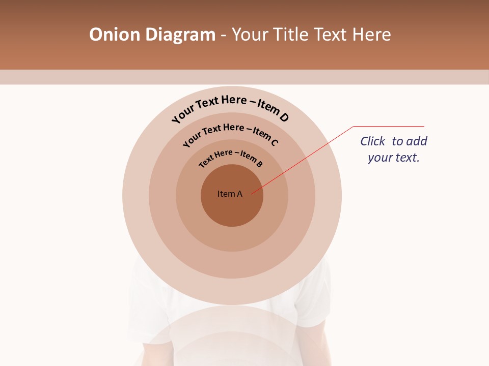 Sweet Caucasian Shout PowerPoint Template