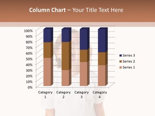 Sweet Caucasian Shout PowerPoint Template