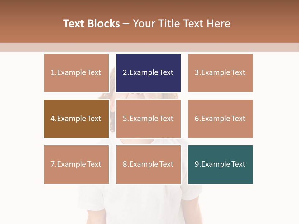 Sweet Caucasian Shout PowerPoint Template