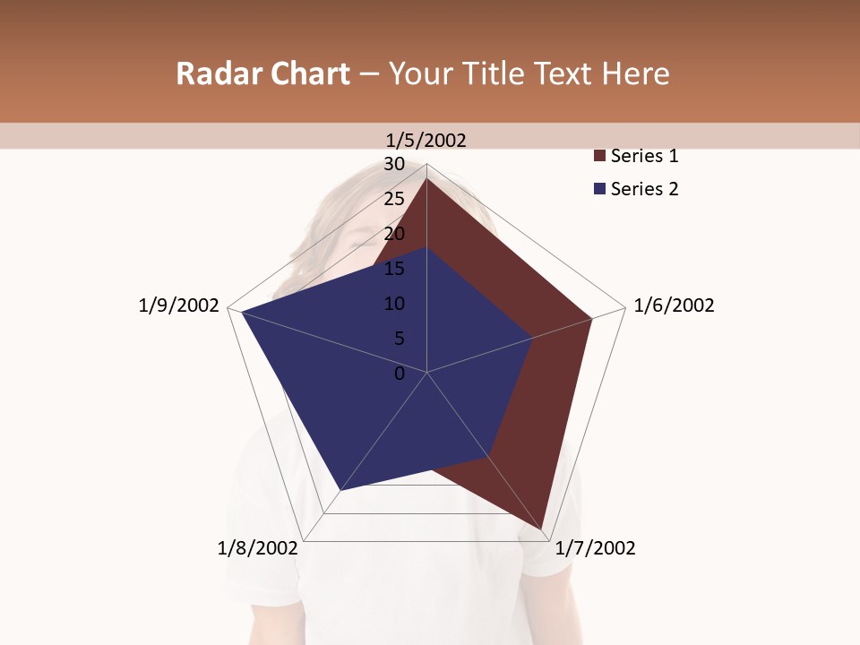 Sweet Caucasian Shout PowerPoint Template