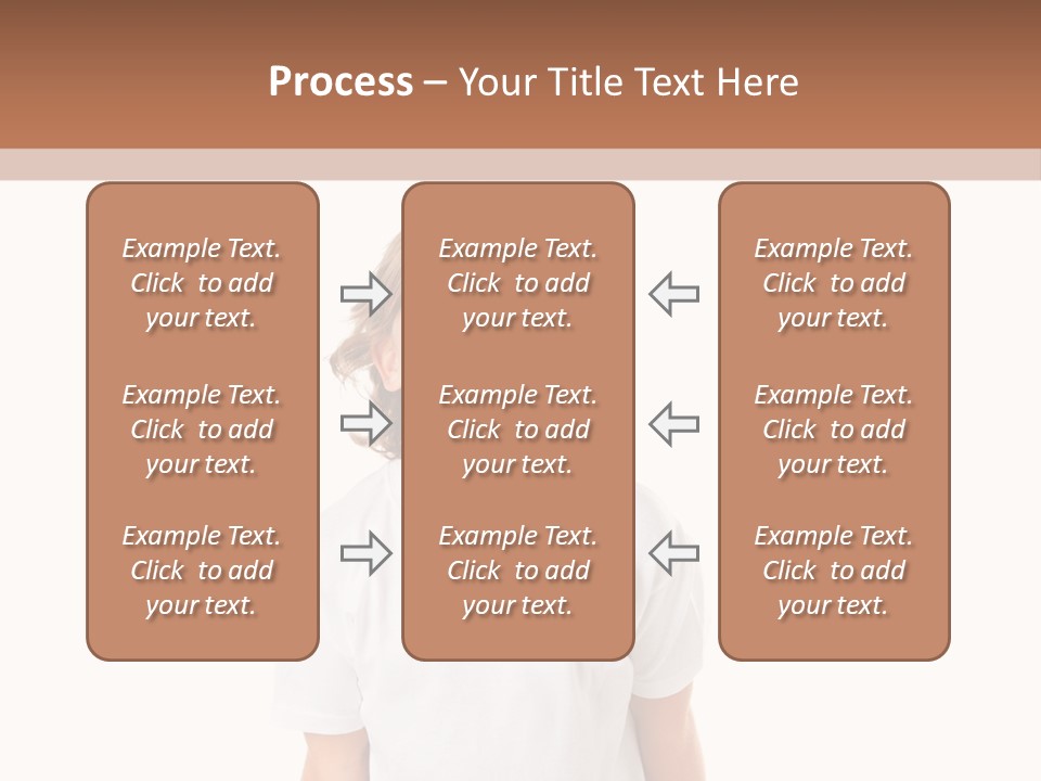 Sweet Caucasian Shout PowerPoint Template