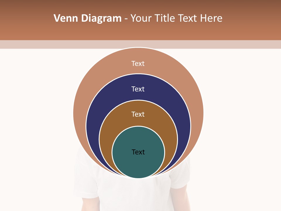 Sweet Caucasian Shout PowerPoint Template