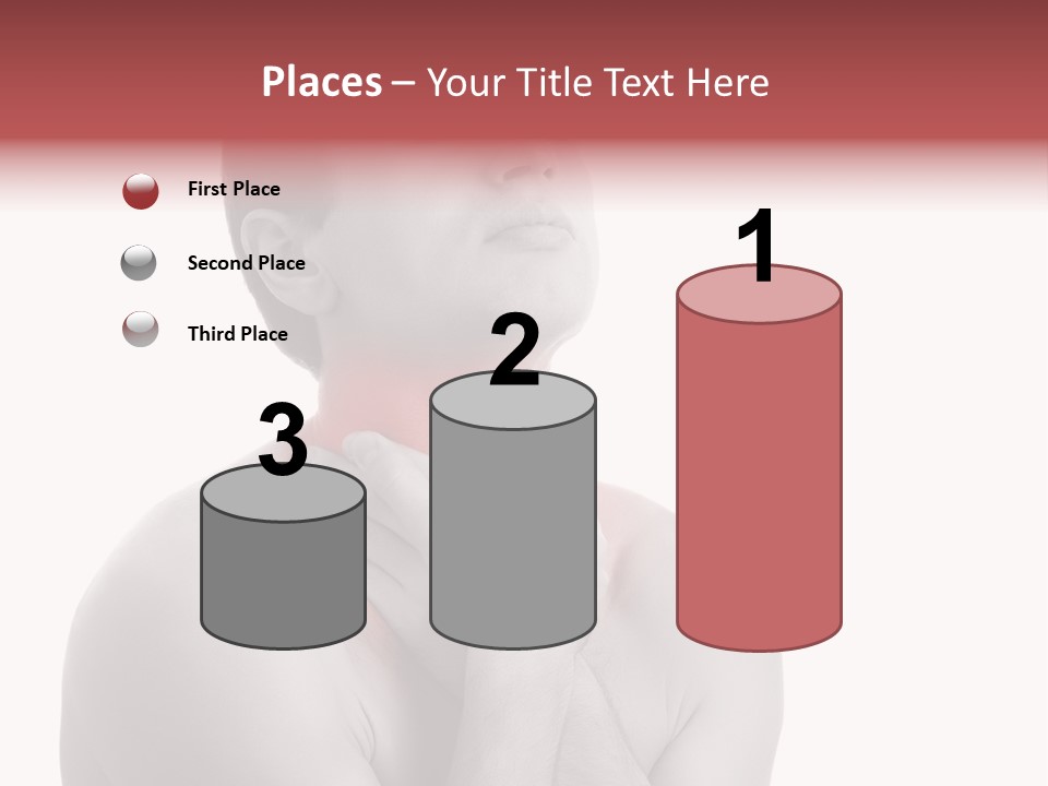 Flu Medicine Male PowerPoint Template