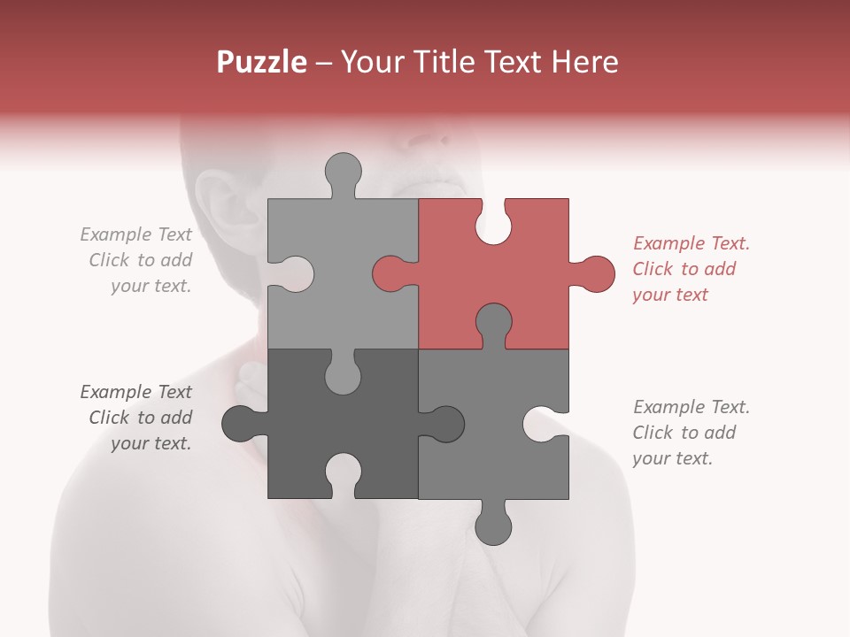 Flu Medicine Male PowerPoint Template