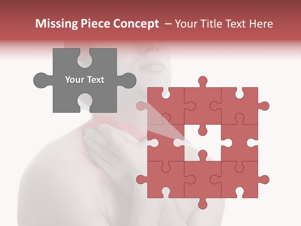 Flu Medicine Male PowerPoint Template