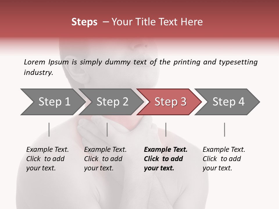Flu Medicine Male PowerPoint Template