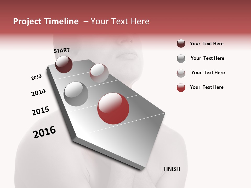 Flu Medicine Male PowerPoint Template