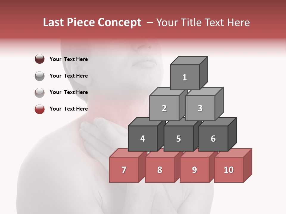 Flu Medicine Male PowerPoint Template