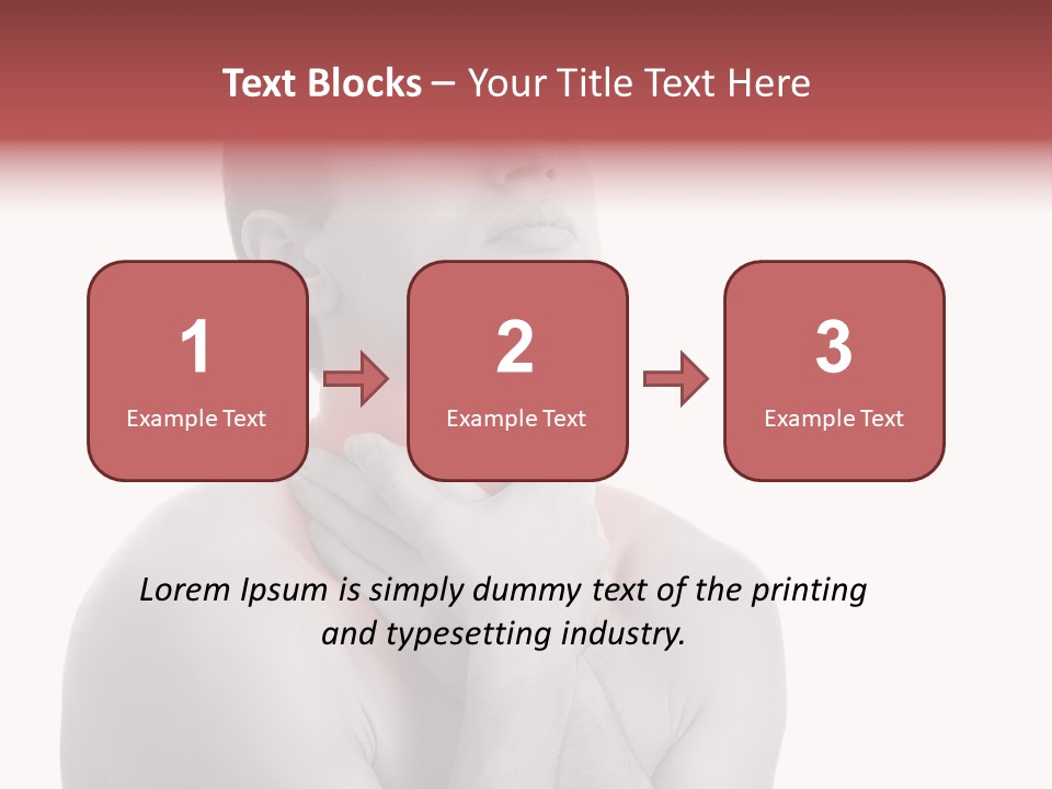 Flu Medicine Male PowerPoint Template