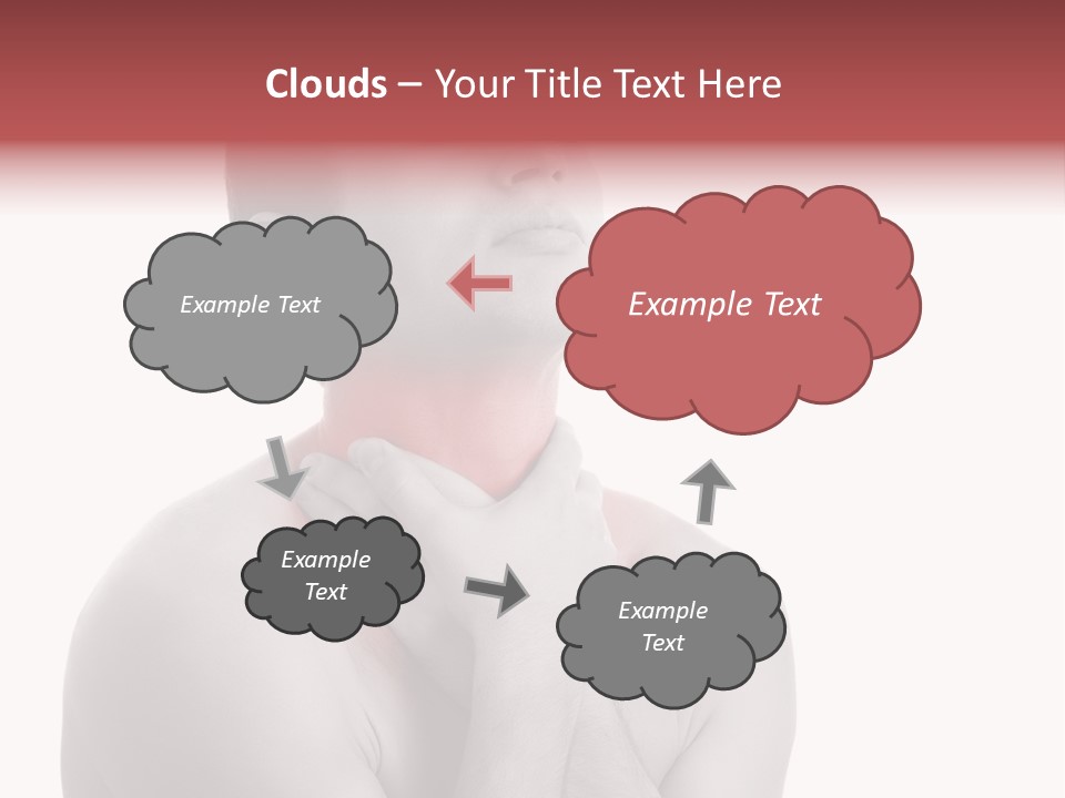 Flu Medicine Male PowerPoint Template