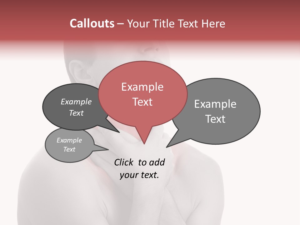 Flu Medicine Male PowerPoint Template