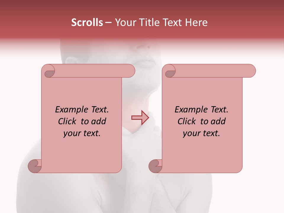 Flu Medicine Male PowerPoint Template
