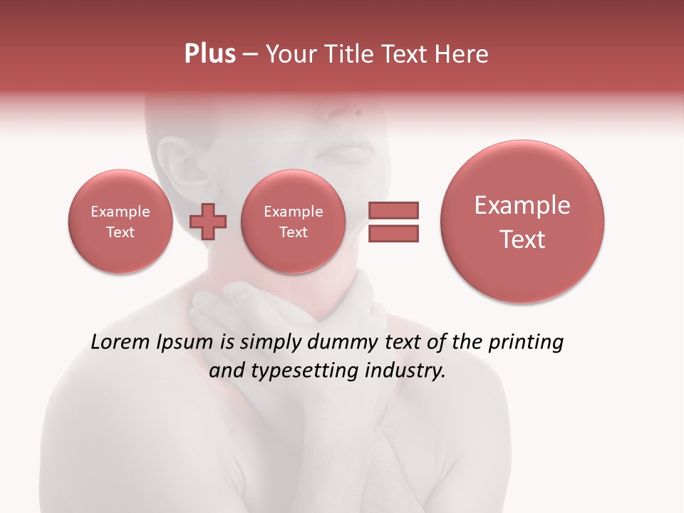 Flu Medicine Male PowerPoint Template