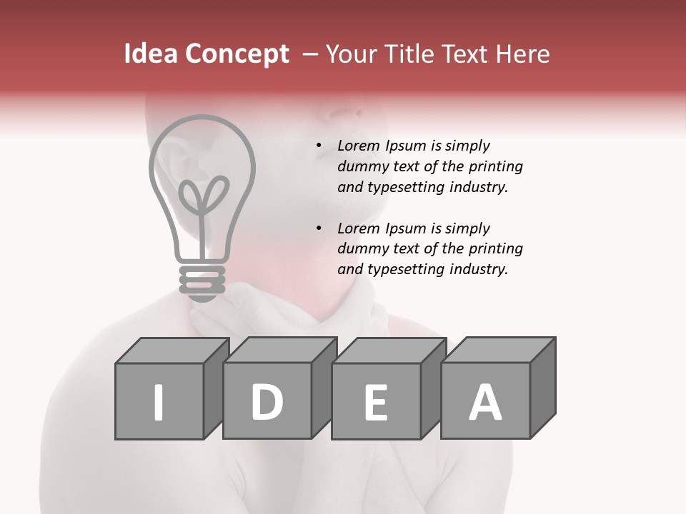 Flu Medicine Male PowerPoint Template