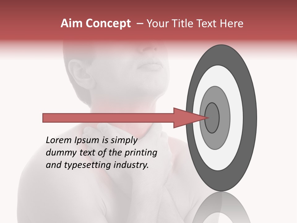 Flu Medicine Male PowerPoint Template