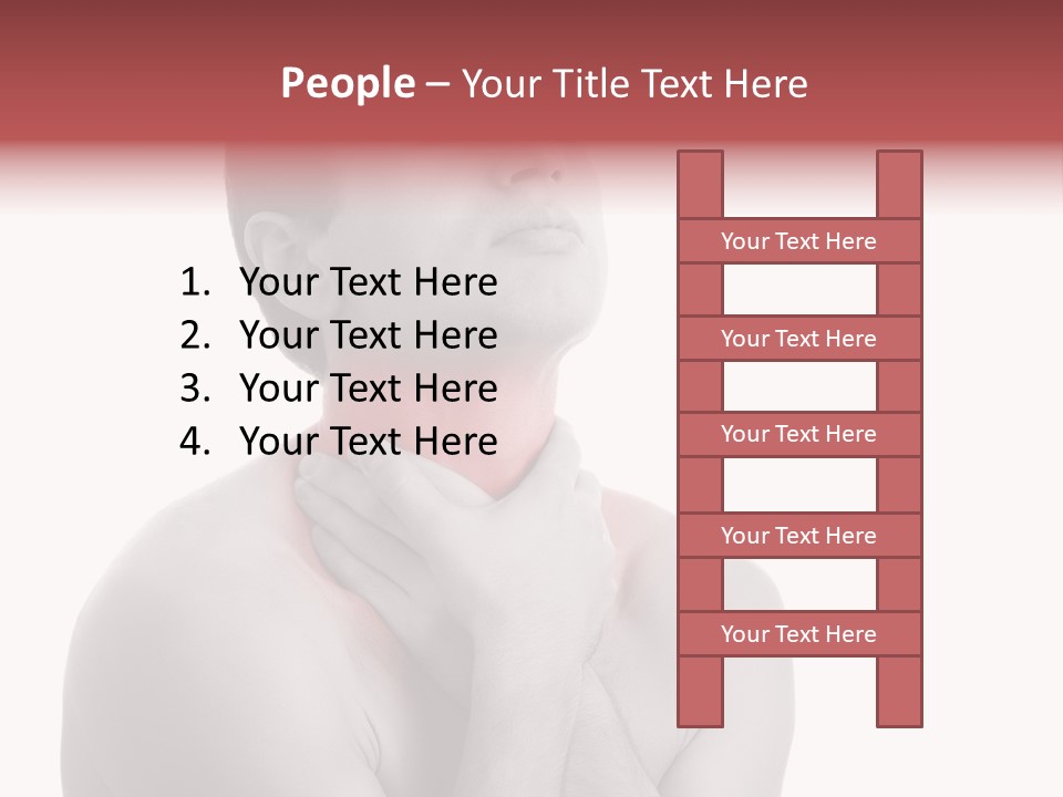 Flu Medicine Male PowerPoint Template
