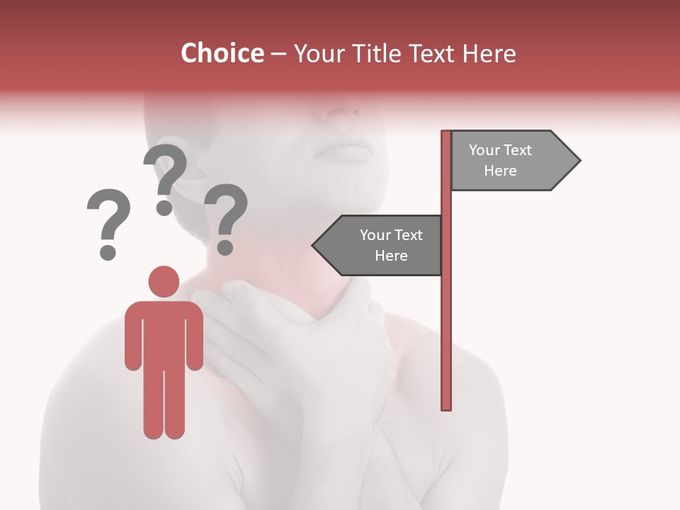 Flu Medicine Male PowerPoint Template