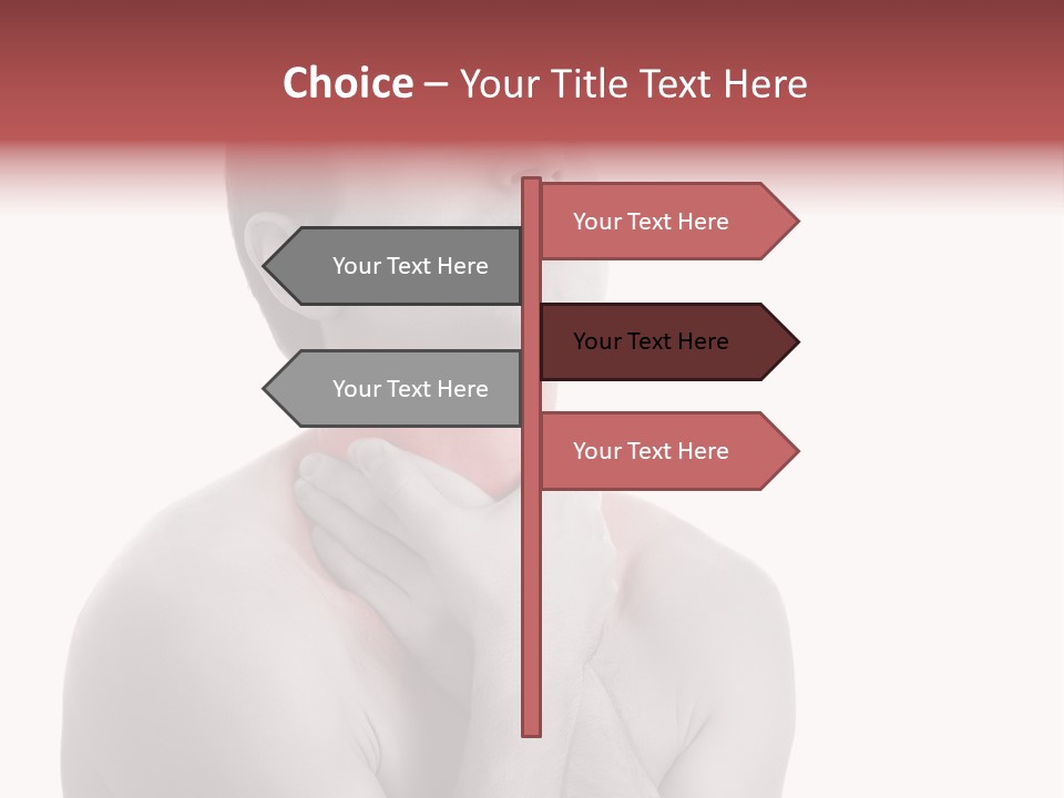 Flu Medicine Male PowerPoint Template