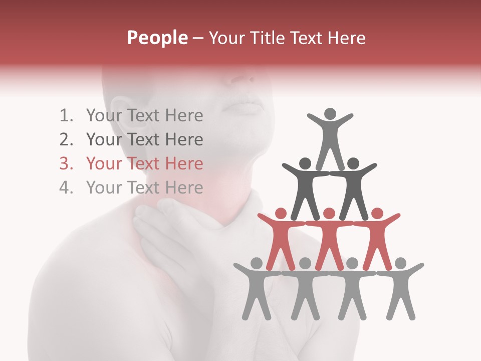 Flu Medicine Male PowerPoint Template