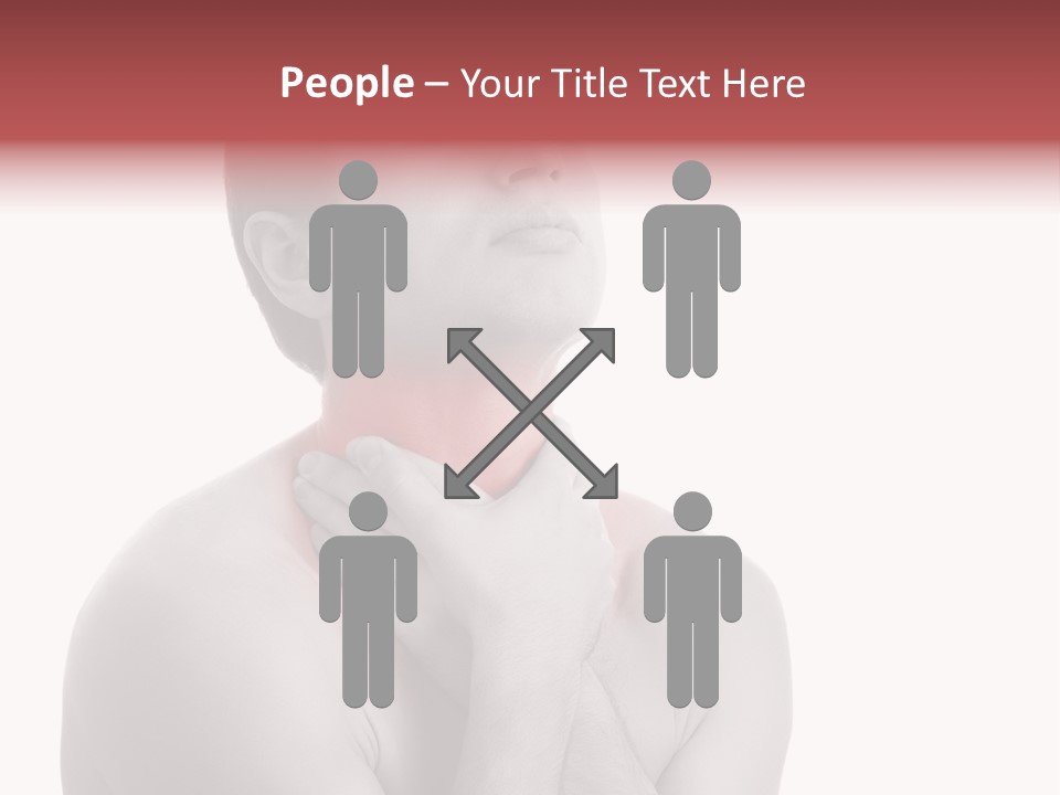 Flu Medicine Male PowerPoint Template