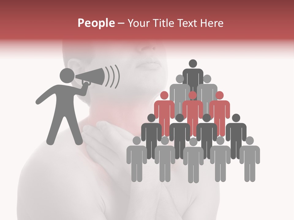 Flu Medicine Male PowerPoint Template