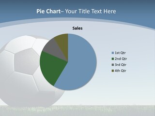 Blue Field Sport PowerPoint Template