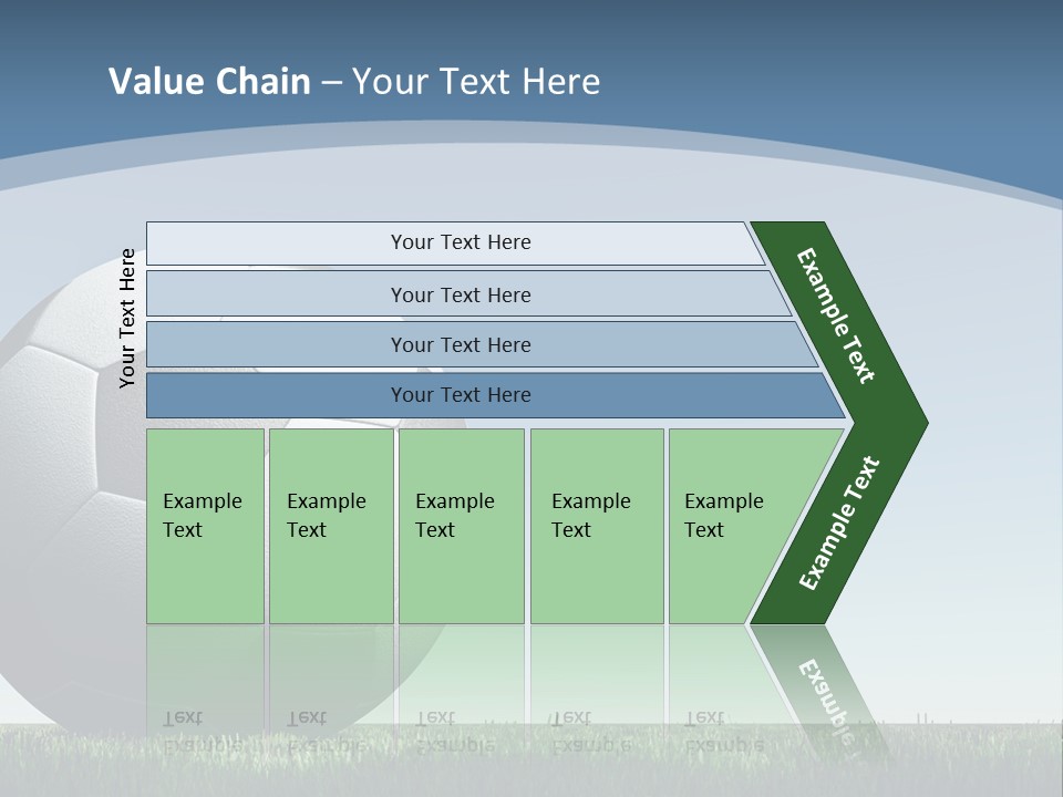 Blue Field Sport PowerPoint Template