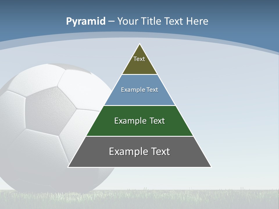 Blue Field Sport PowerPoint Template