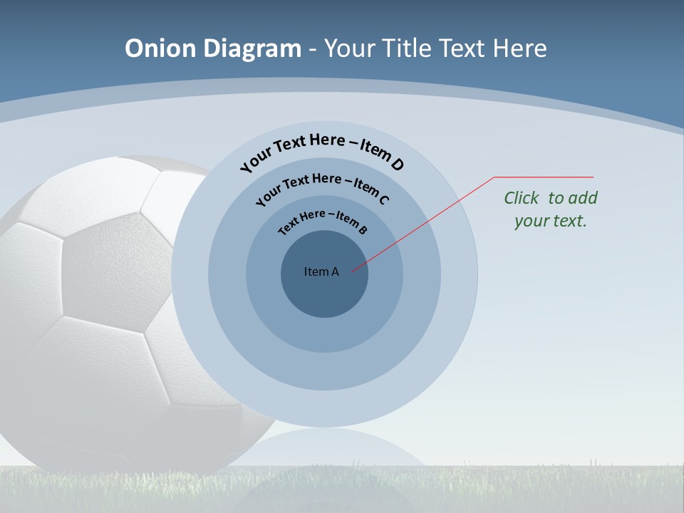 Blue Field Sport PowerPoint Template