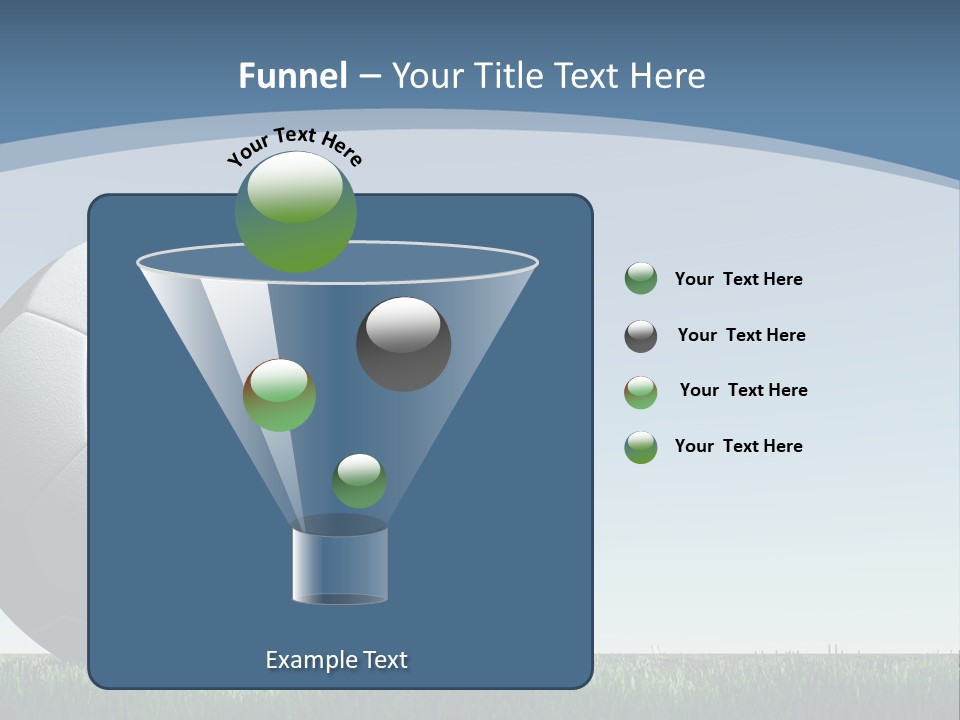 Blue Field Sport PowerPoint Template