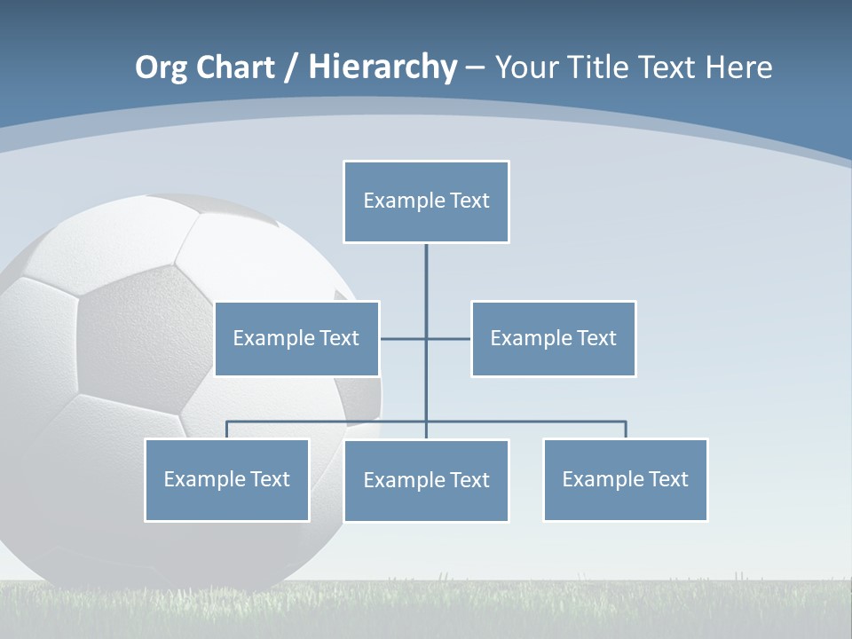 Blue Field Sport PowerPoint Template