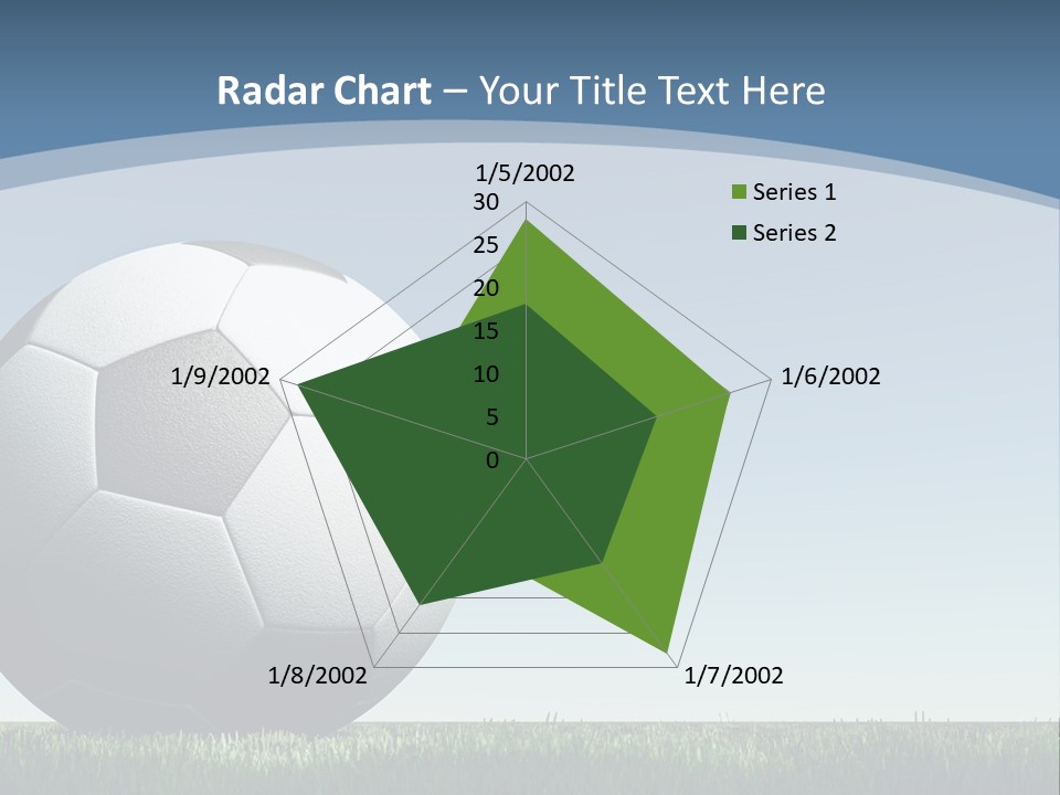 Blue Field Sport PowerPoint Template