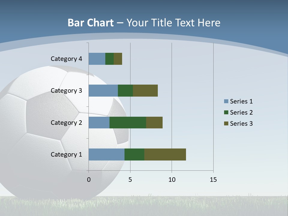 Blue Field Sport PowerPoint Template