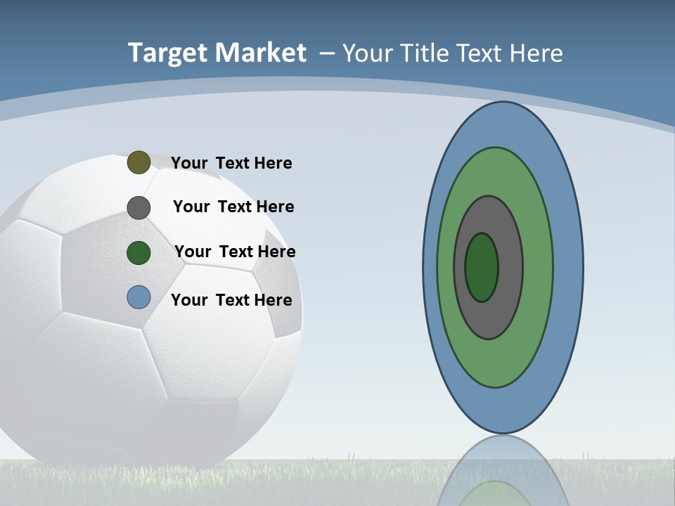 Blue Field Sport PowerPoint Template
