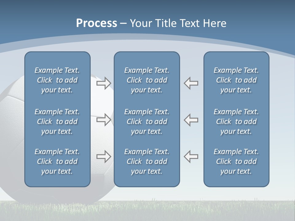 Blue Field Sport PowerPoint Template