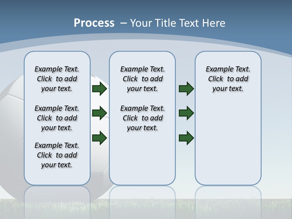 Blue Field Sport PowerPoint Template