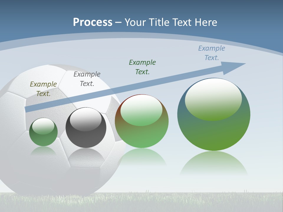 Blue Field Sport PowerPoint Template