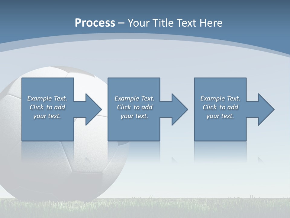 Blue Field Sport PowerPoint Template