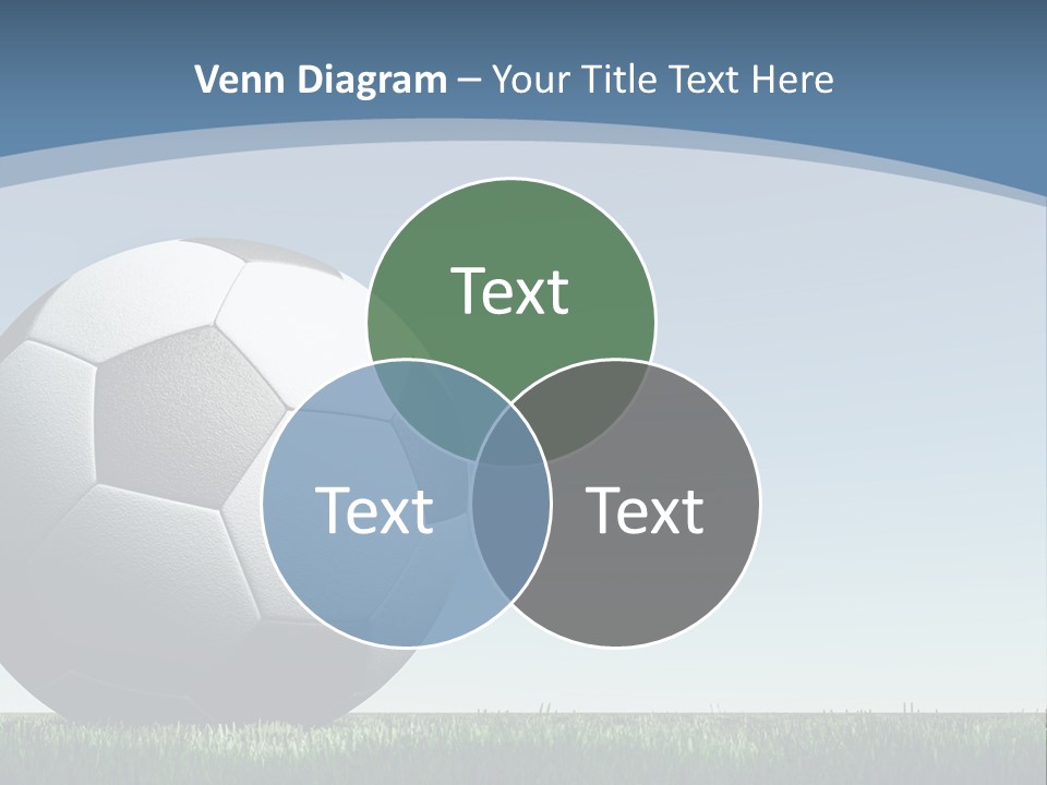 Blue Field Sport PowerPoint Template