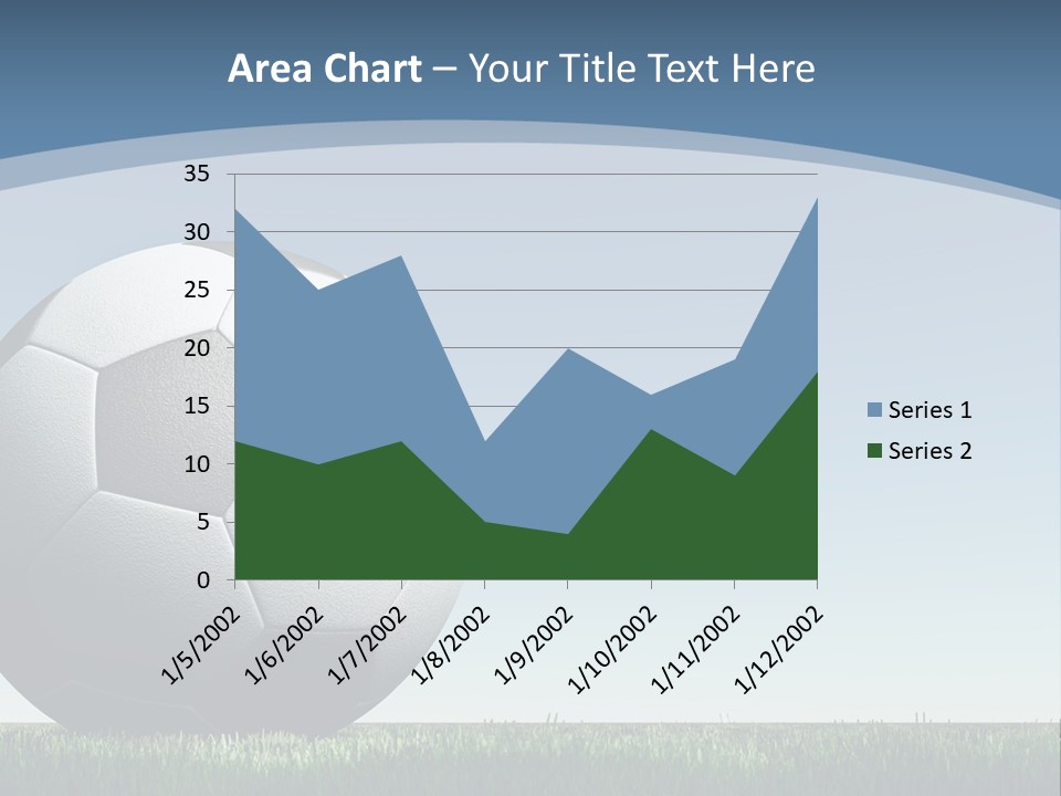 Blue Field Sport PowerPoint Template
