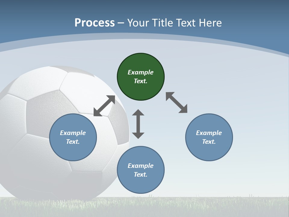 Blue Field Sport PowerPoint Template
