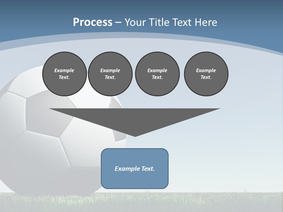 Blue Field Sport PowerPoint Template