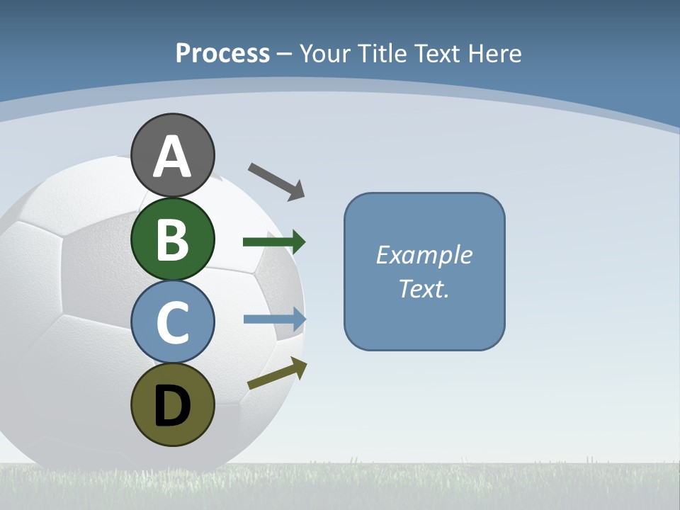 Blue Field Sport PowerPoint Template