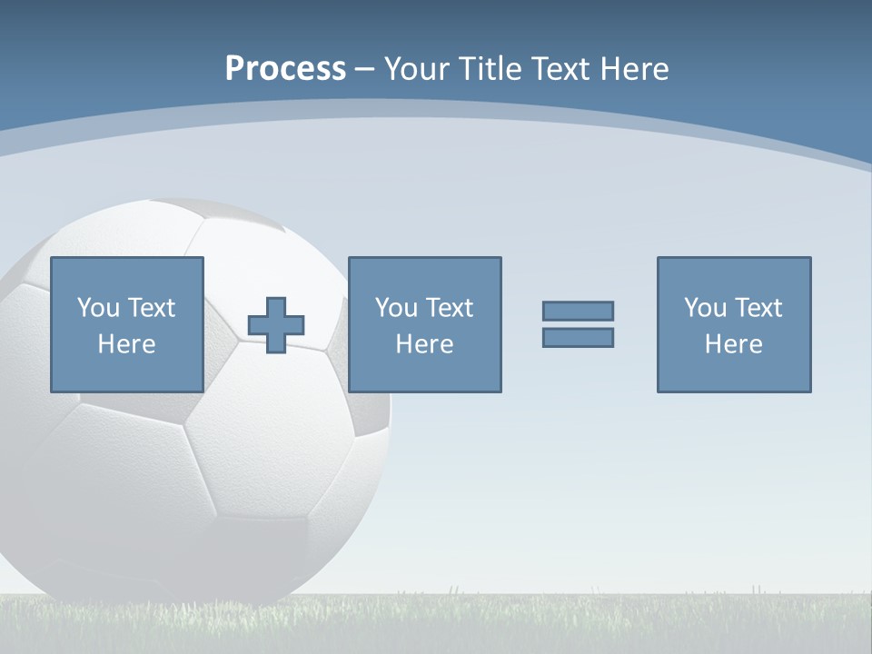 Blue Field Sport PowerPoint Template