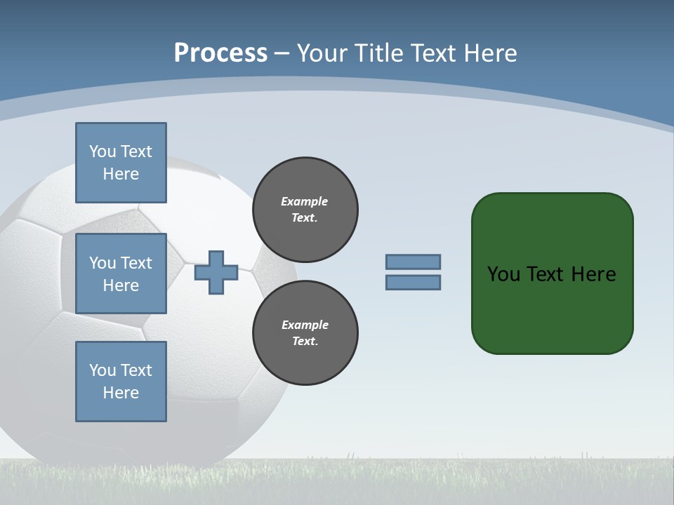 Blue Field Sport PowerPoint Template