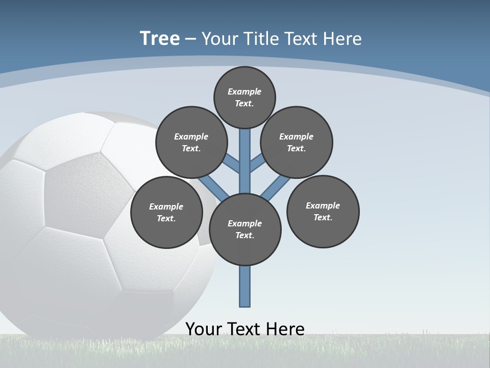 Blue Field Sport PowerPoint Template