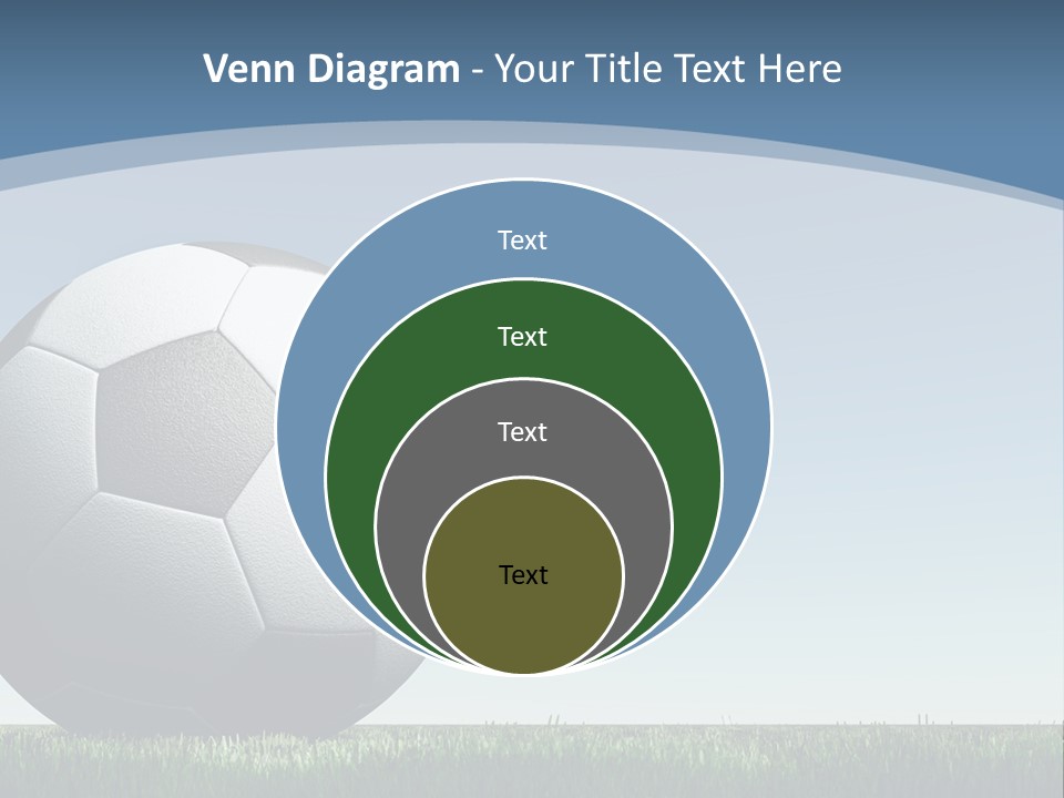 Blue Field Sport PowerPoint Template