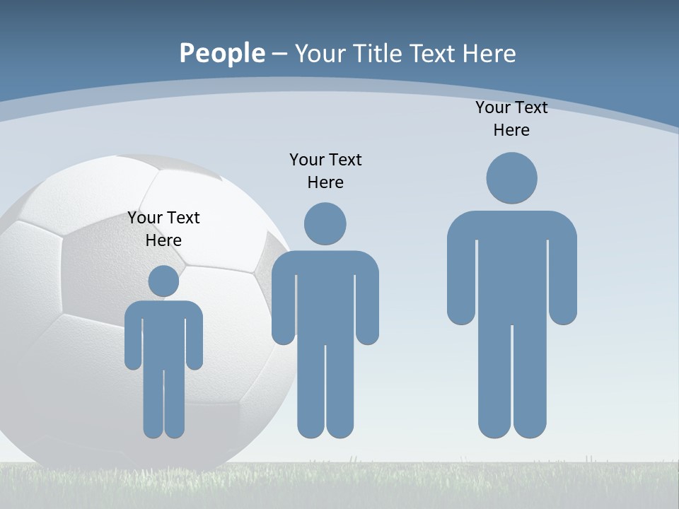 Blue Field Sport PowerPoint Template