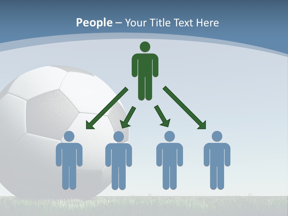 Blue Field Sport PowerPoint Template